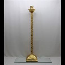 47" Brass Paschal Candlestick SKU C586-002